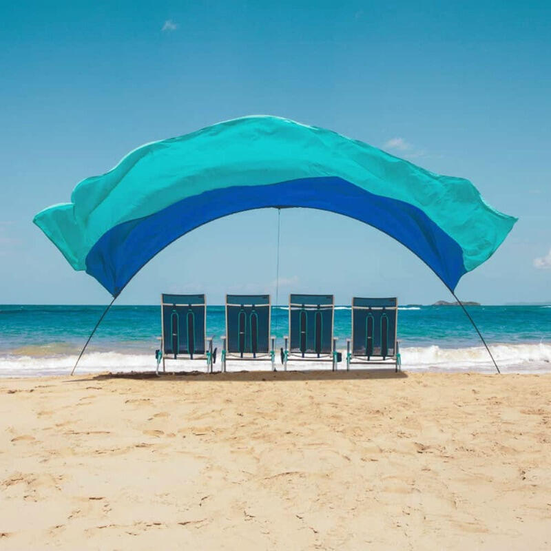 Shibumi Shade wind-powered beach tent rental for Virginia Beach Oceanfront